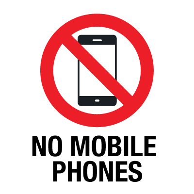 No Mobile Phones