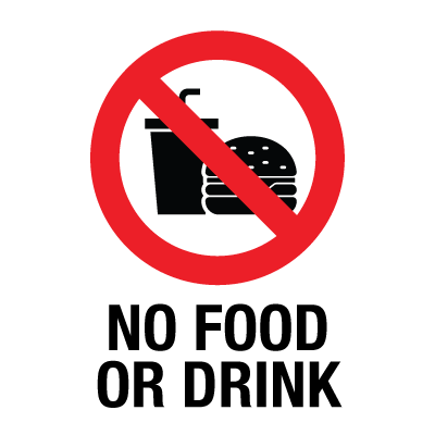 No Food or Drink