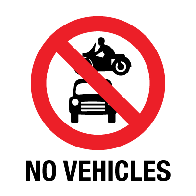 No Vehicles