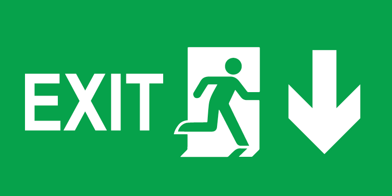 Fire Exit Down